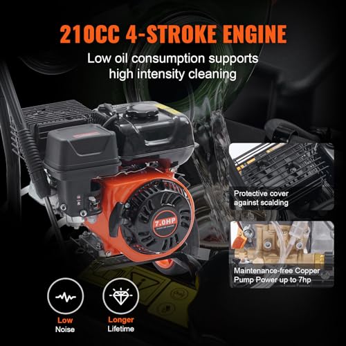 Gas Powered Pressure Washer 3400 PSI 2.6 GPM K2801