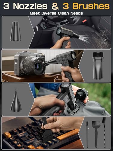 300000RPM 4-Gear Adjustable Electric Air Duster F90742
