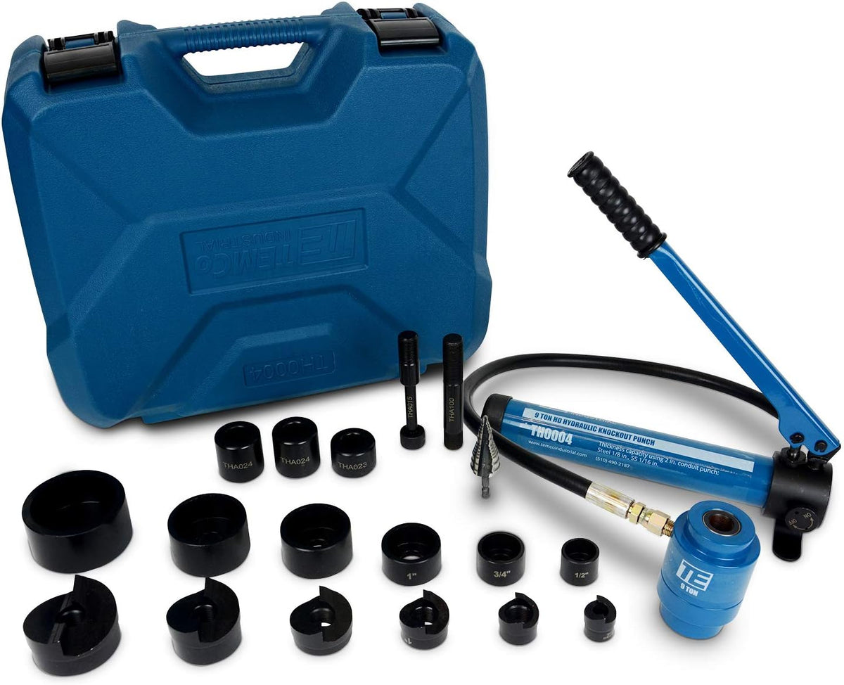 Hydraulic Knockout Punch Electrical Conduit Hole Cutter Set D146