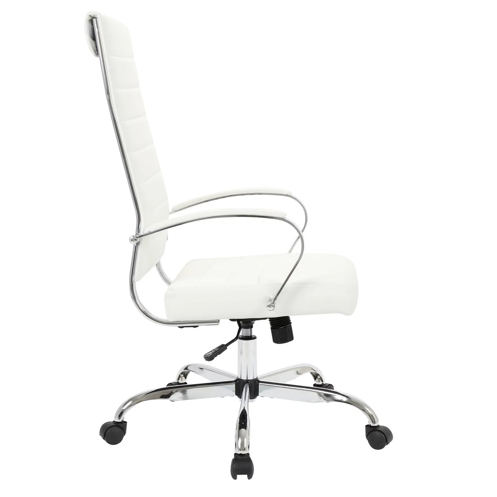 High-Back Leather Office Chair V843