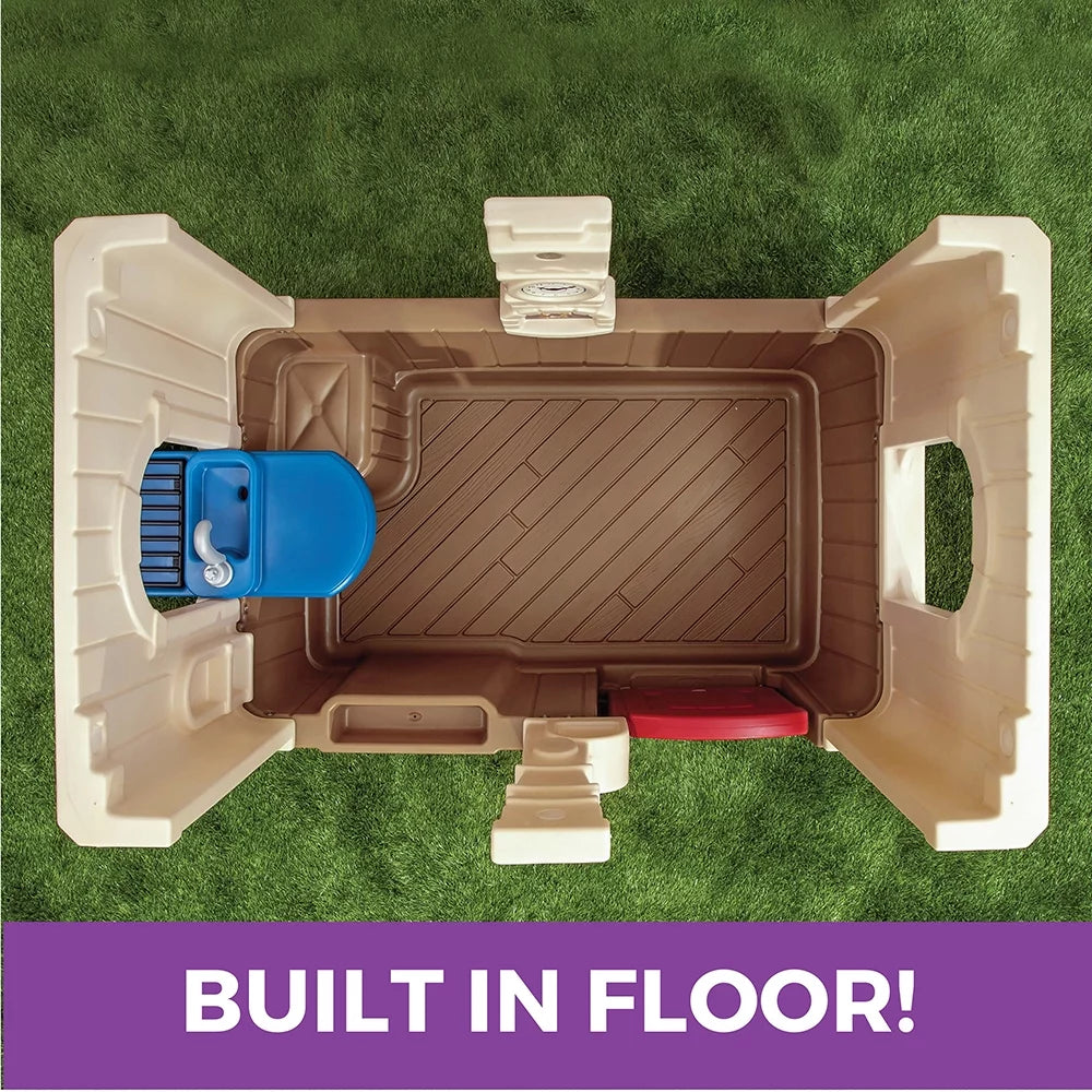 Brown Plastic Kids Playhouse M53902