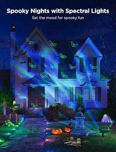 Outdoor Projector Light with 16 RGB Patterns IP65 Waterproof G963
