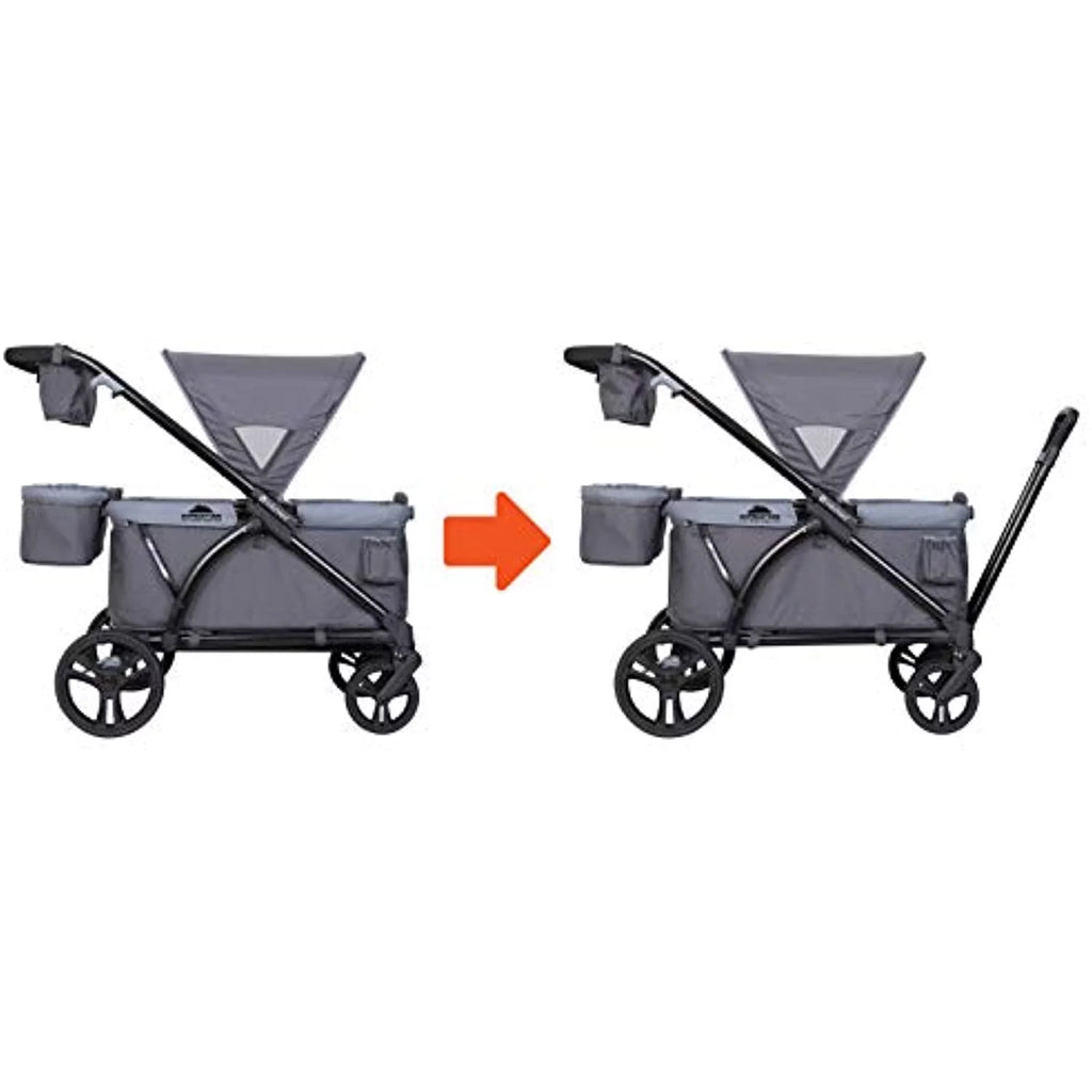 Gray Wagon Stroller W4913