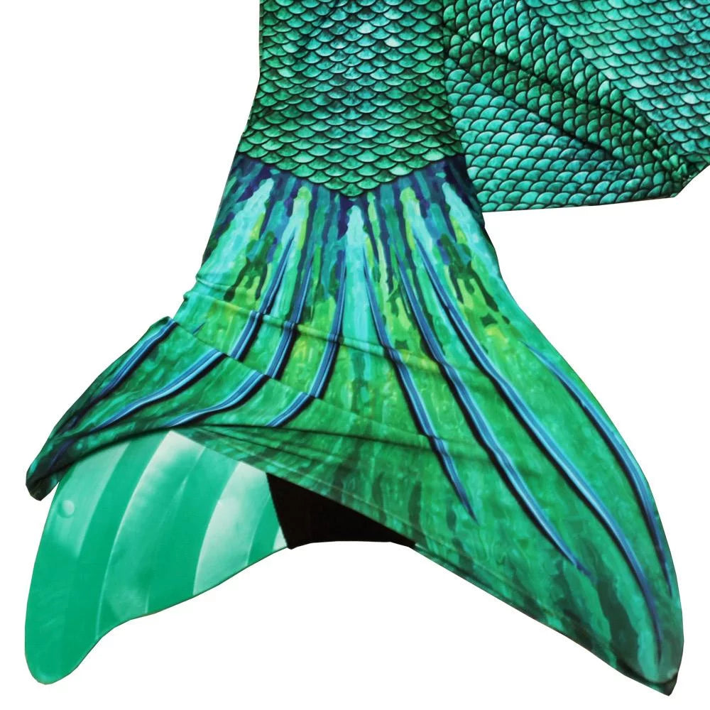 Green Mermaid Tail and Monofin Swim Set R310944