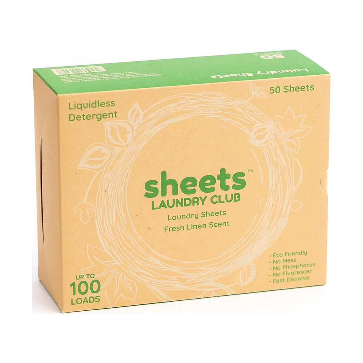 50 Laundry Detergent Sheets 40 Fabric Softener Dryer Sheets R1417