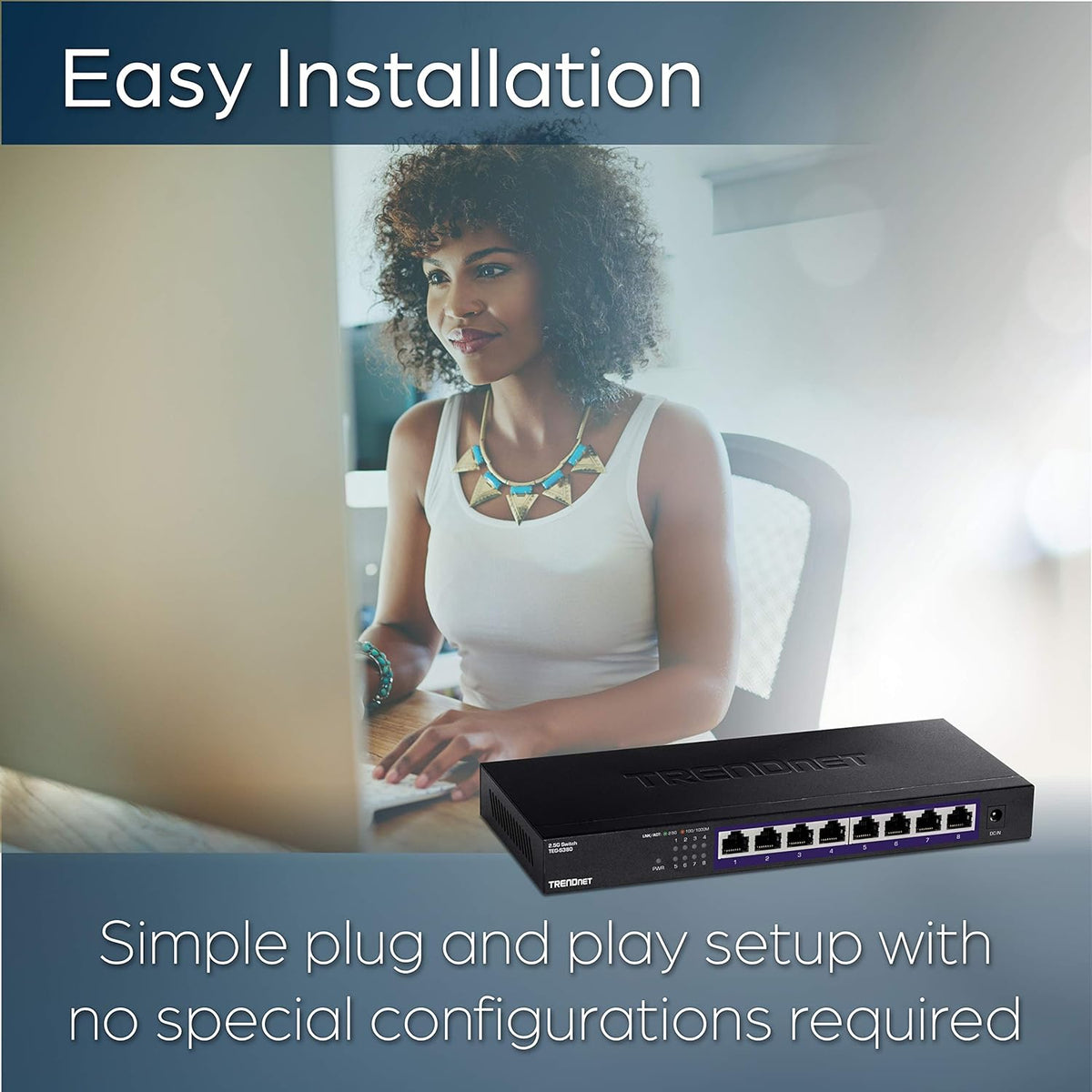 8-Port Unmanaged 2.5G Switch H110247