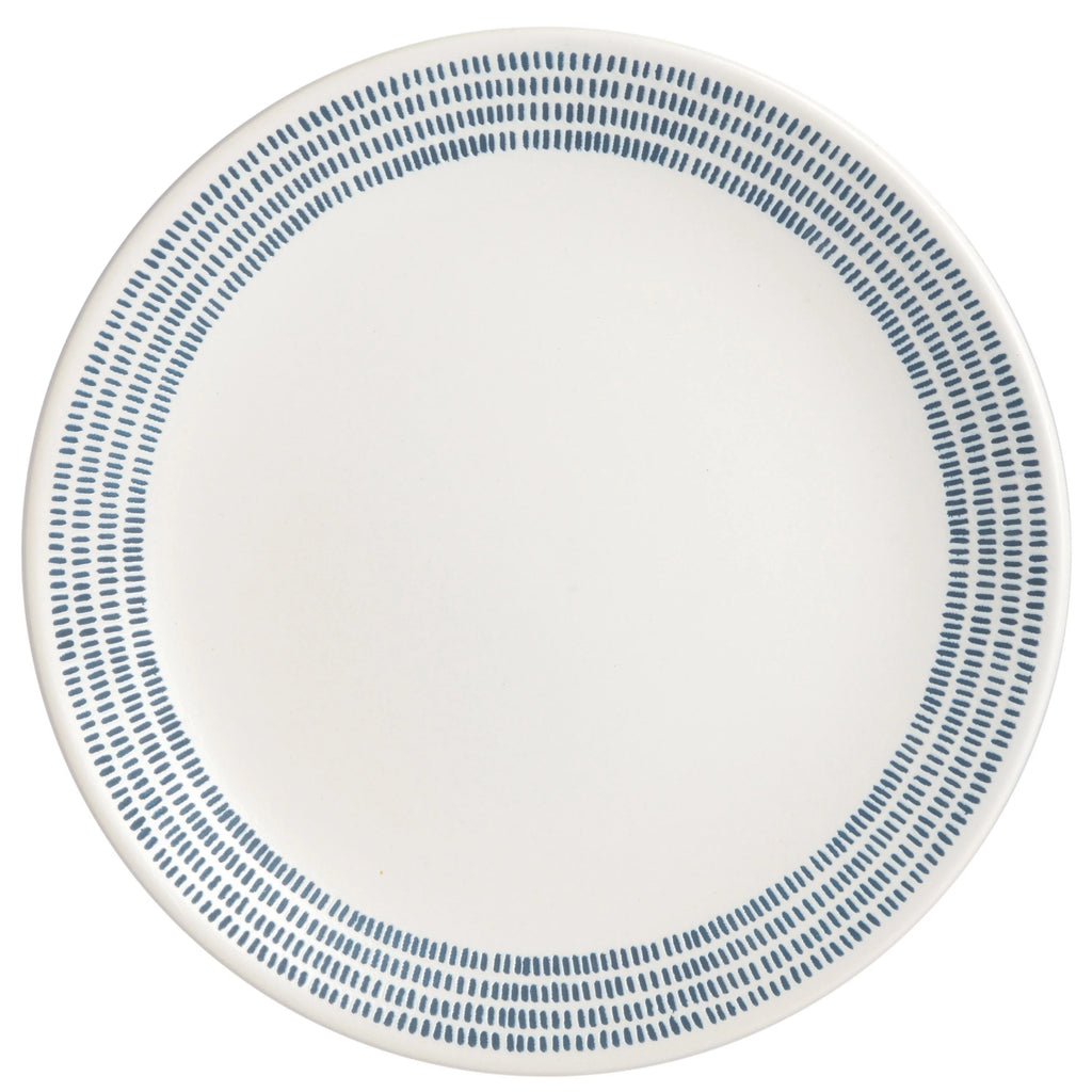 16-Piece White Stoneware Dinnerware Set A5213