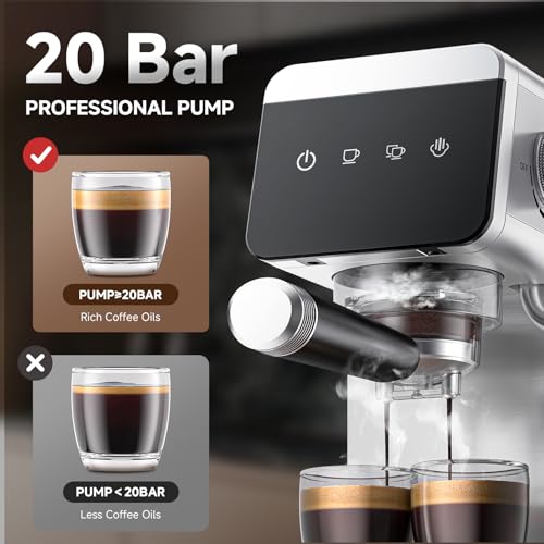 Espresso Coffee Machine 20Bar Pressure Compact Latte Machine G143