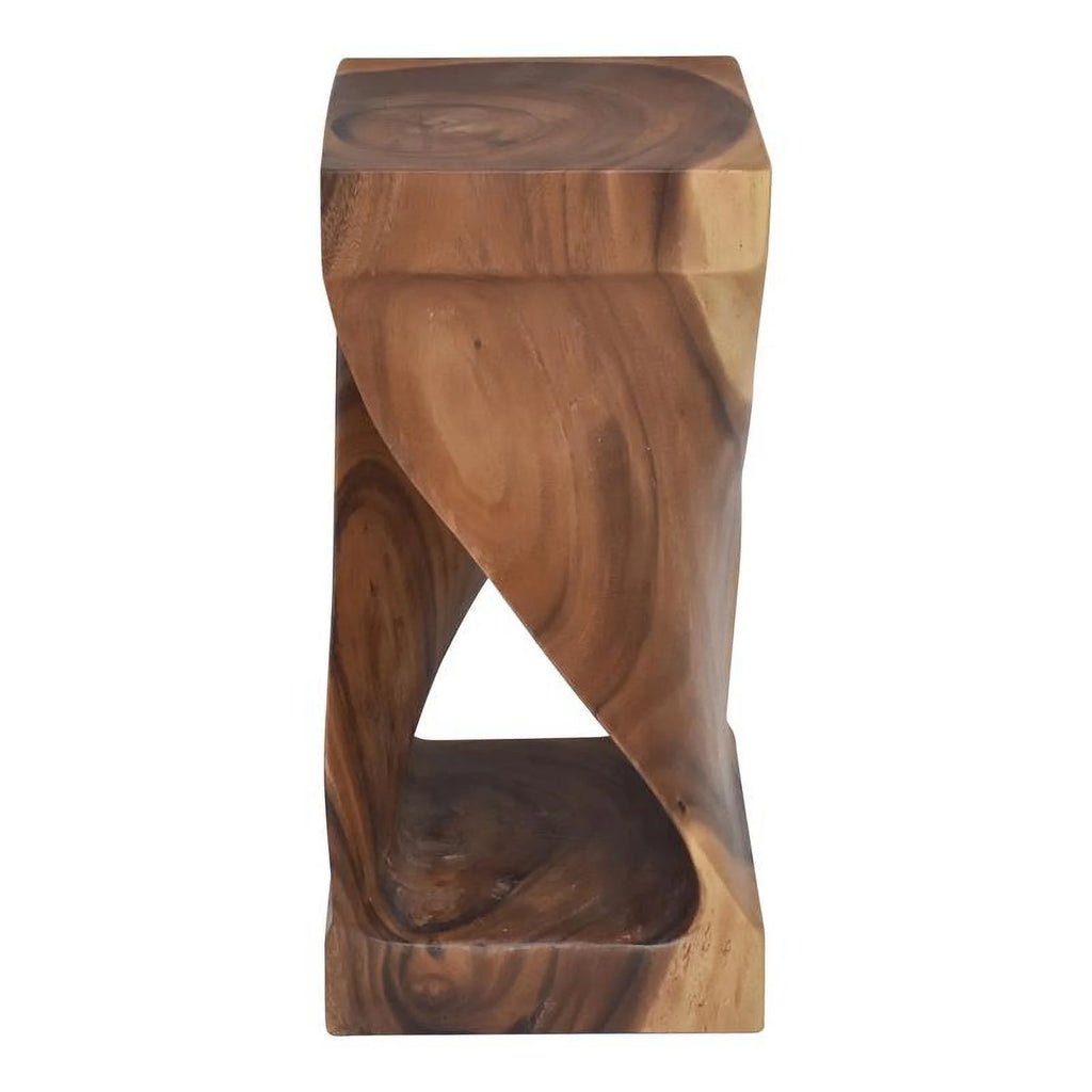 Brown Wood Accent Side Table N6681