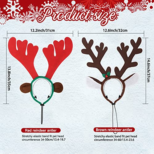 Dog Christmas Antlers Headbands Set P50354