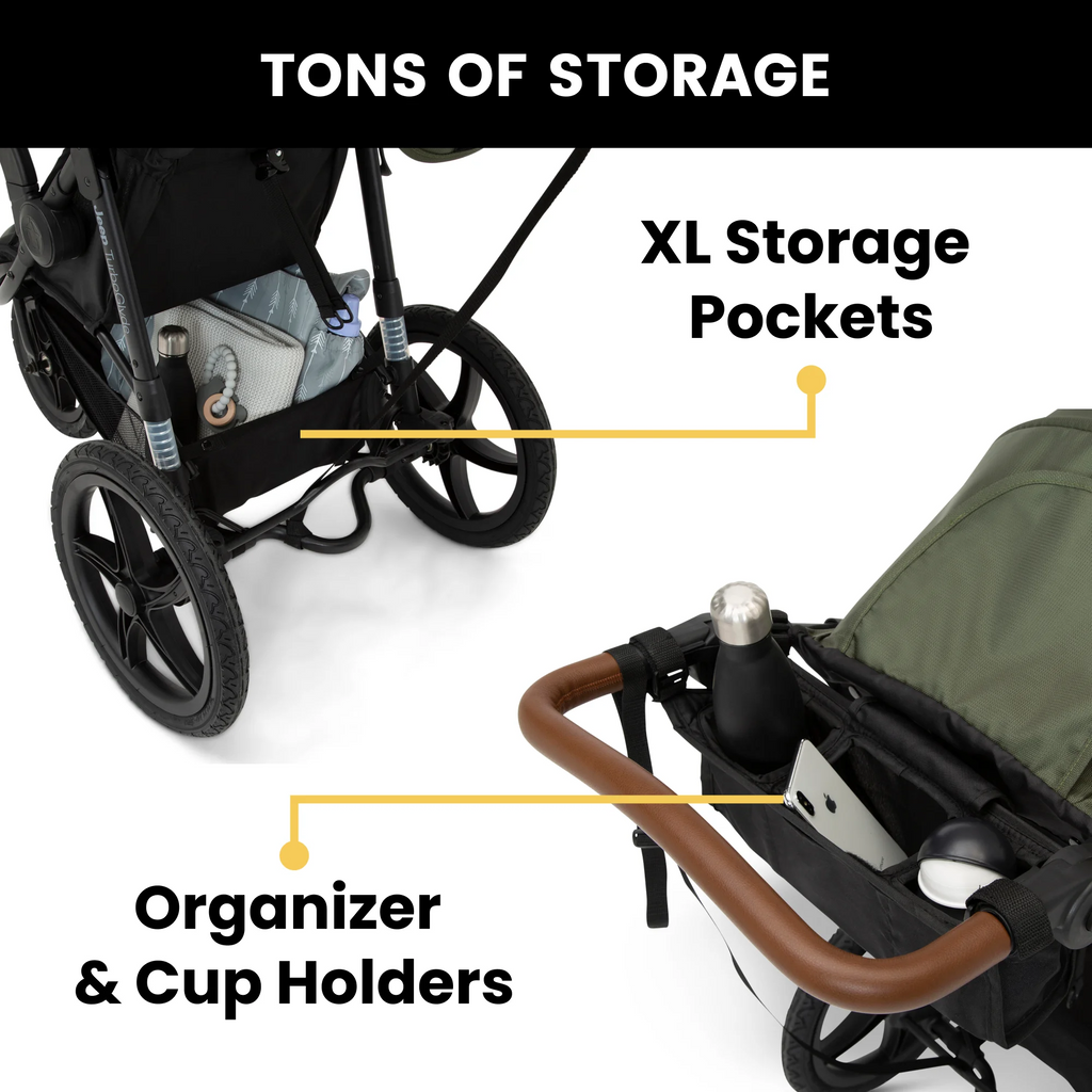 Black Jogging Stroller O520
