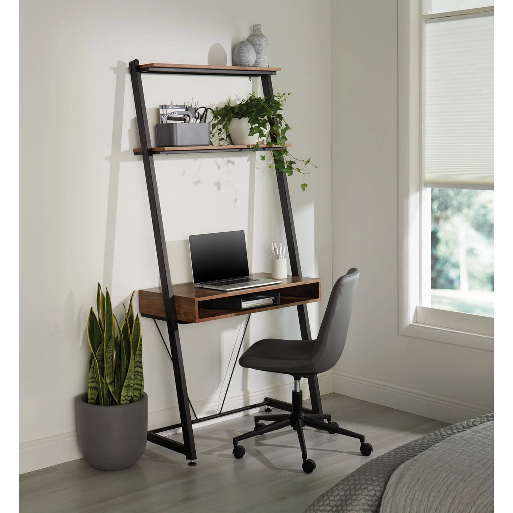 35"W Leaning Computer Desk C2560