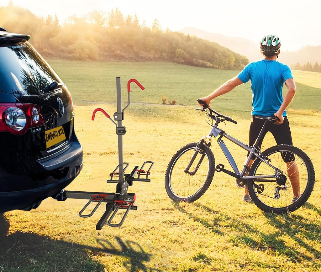 Hitch Mounted Foldable 2-Bike Rack P63594