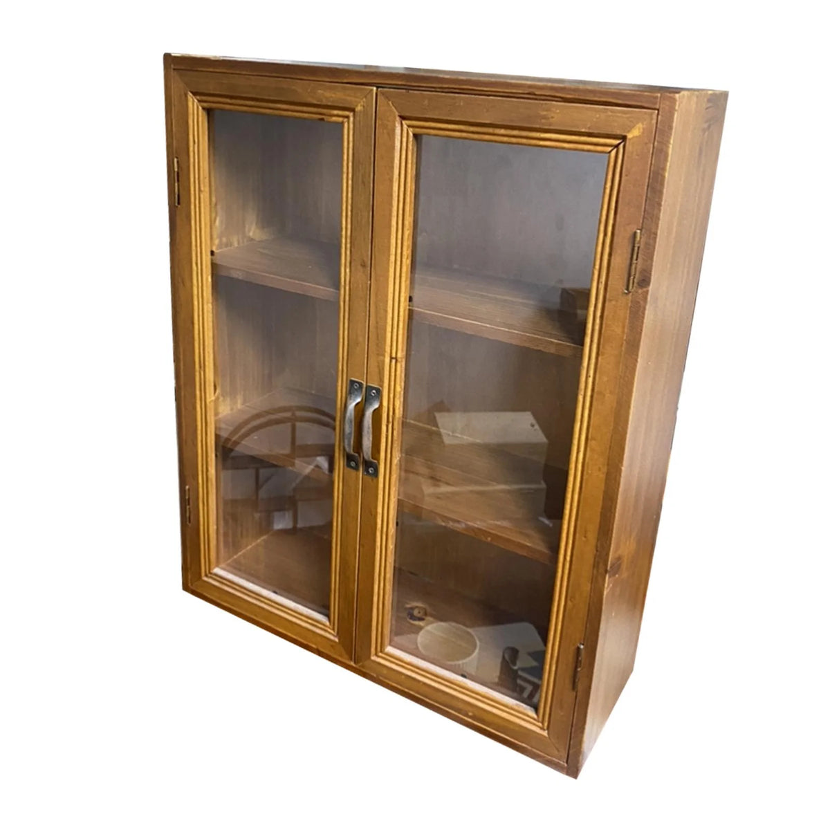 Rustic Storage Cabinet Organizer Shelf D440