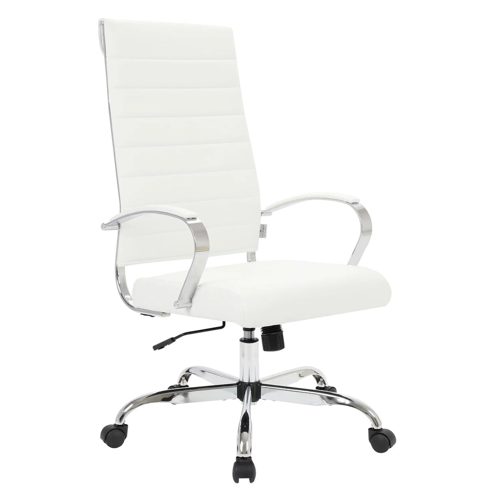 High-Back Leather Office Chair V843