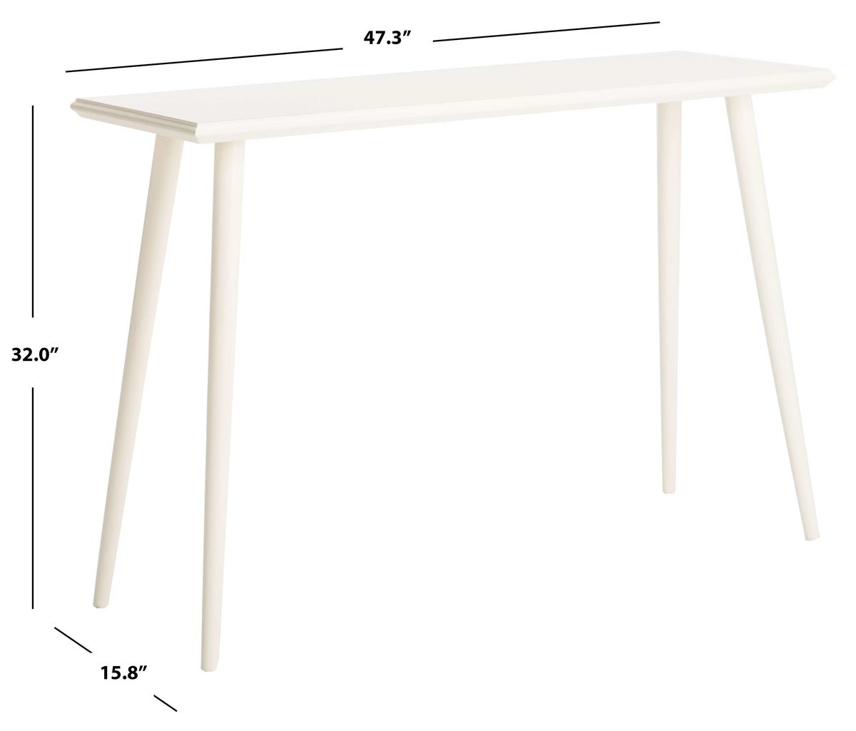White Console Table S4570