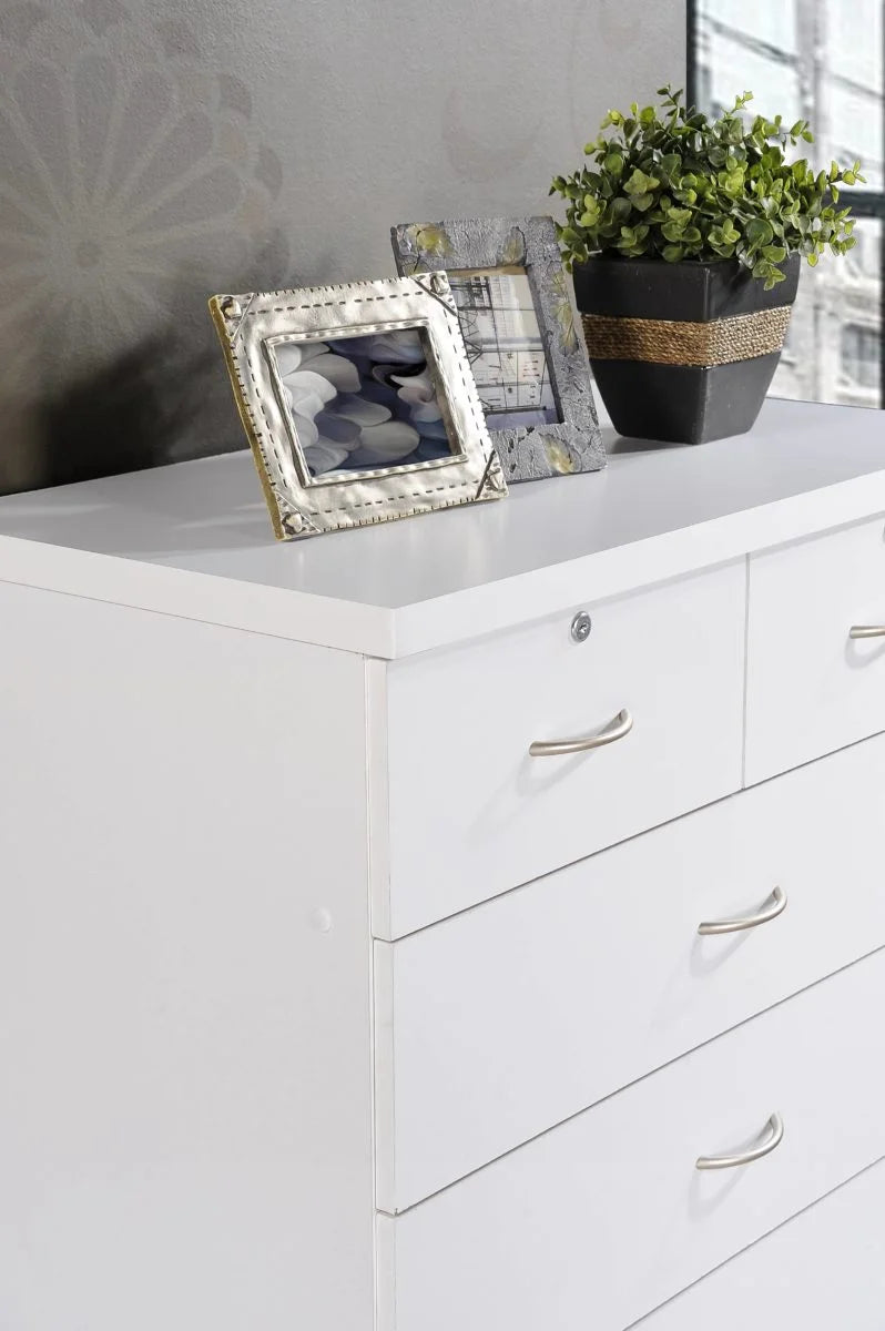 Mahogany 7 Drawer Dresser with Two Locks X37105