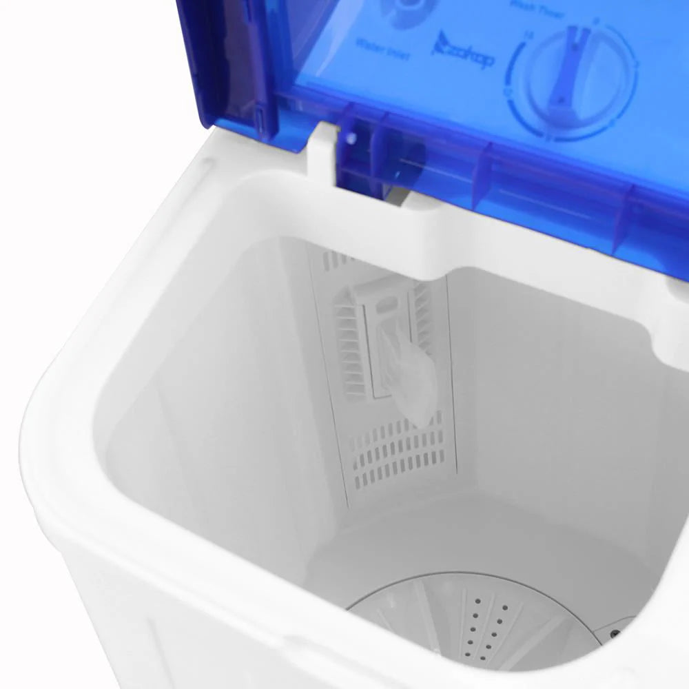 Portable Twin Tub 16.6lbs Washer & Dryer, White N129