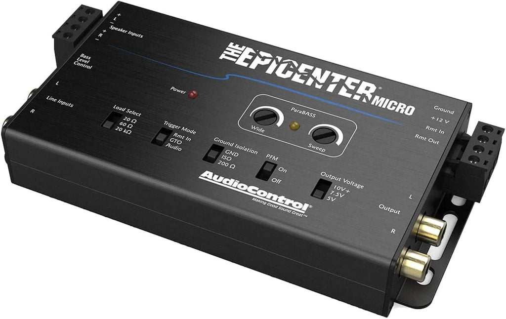 Bass Restoration Processor & Amp Kit Bundle with Line Output Converter W447936