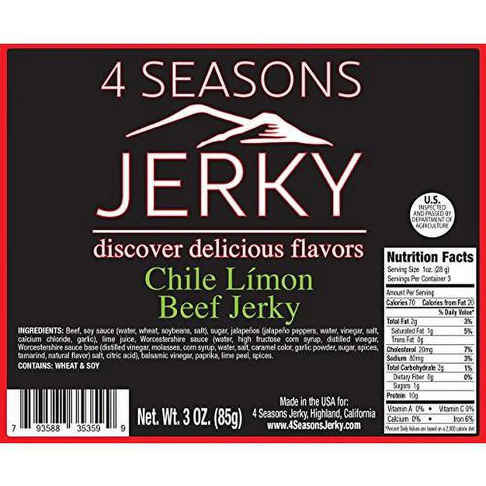 Carne Asada Jerky 3 Pack 2.75 Oz N278