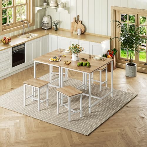 3-Piece Industrial Dining Table Set A8530