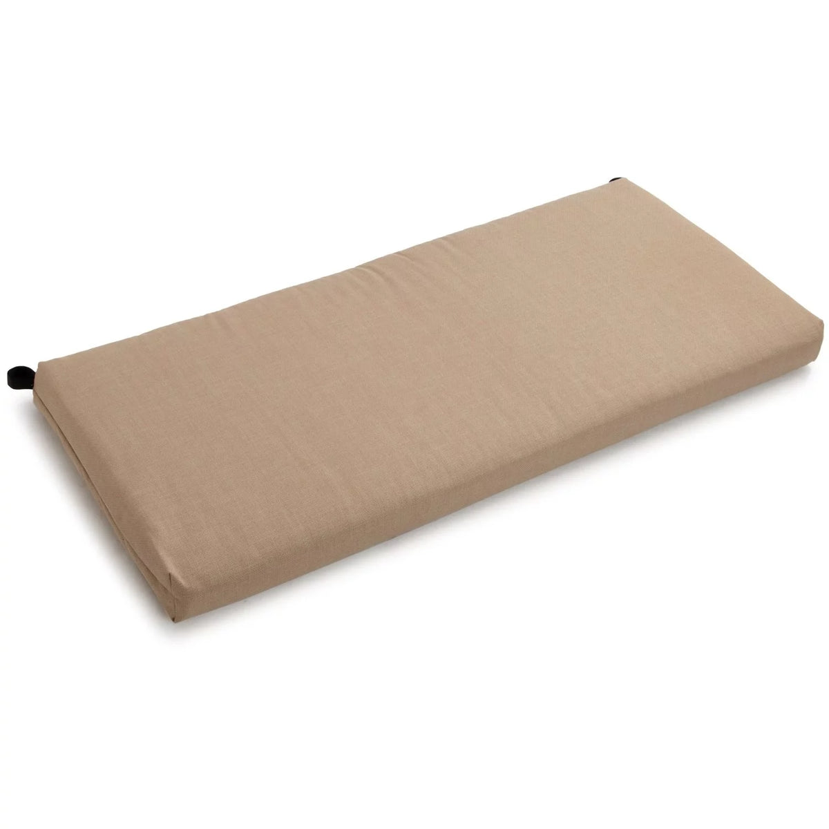 Solid Outdoor Spun Polyester Loveseat Cushion I8460