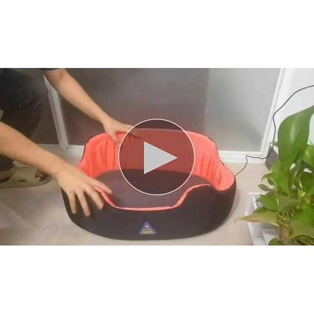 Washable Heated Dog Bed N11174