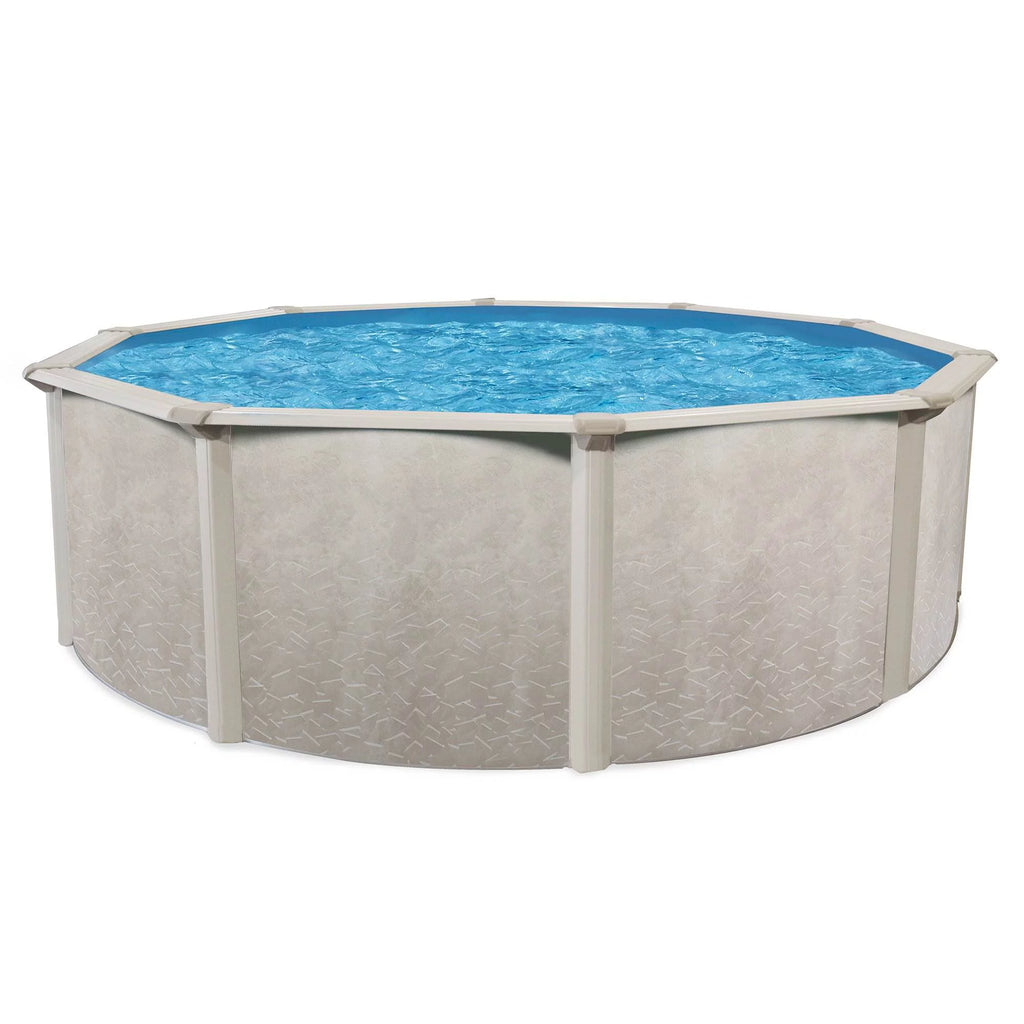Gray Steel Above Ground Swimming Pool Kit K909