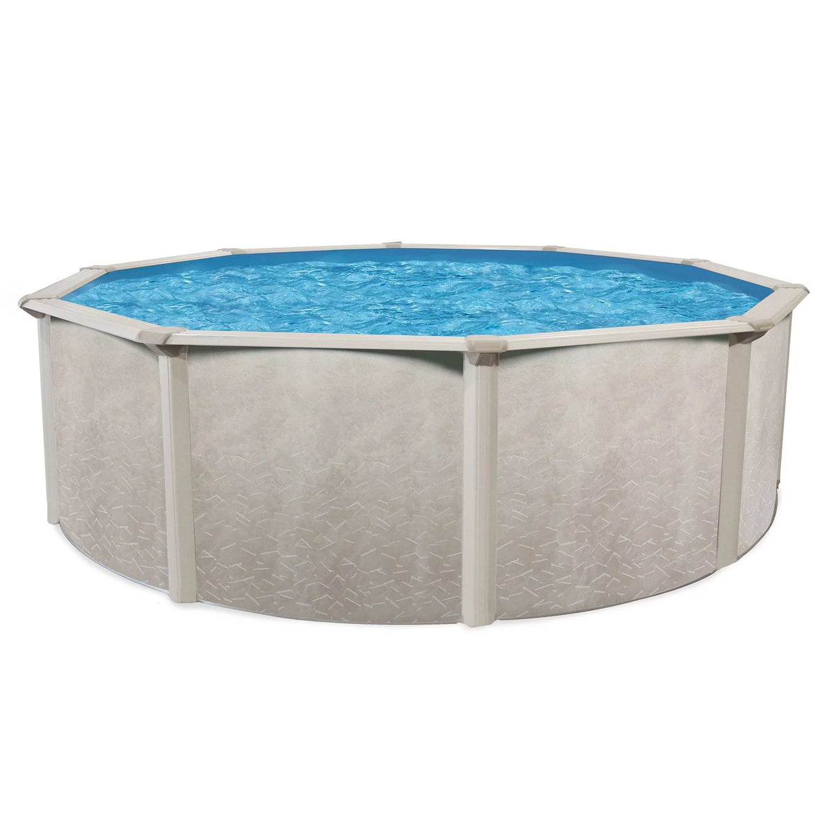 Gray Steel Above Ground Swimming Pool Kit K909