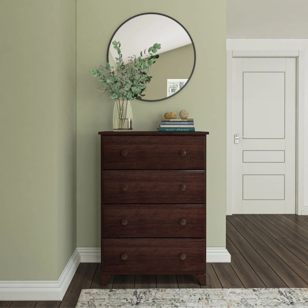 4 Drawer Solid Wood Dresser A6921