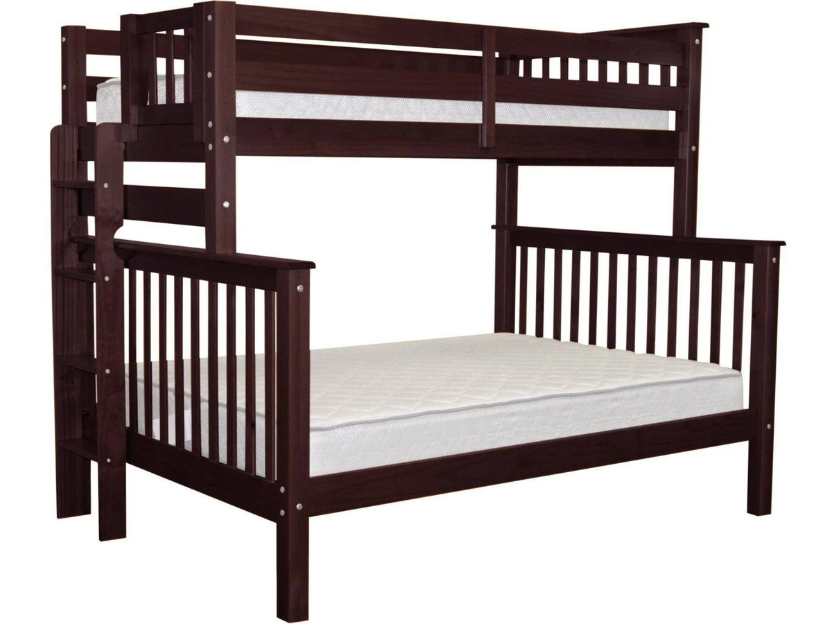 Twin over Full Bunk Beds with End Ladder R48004