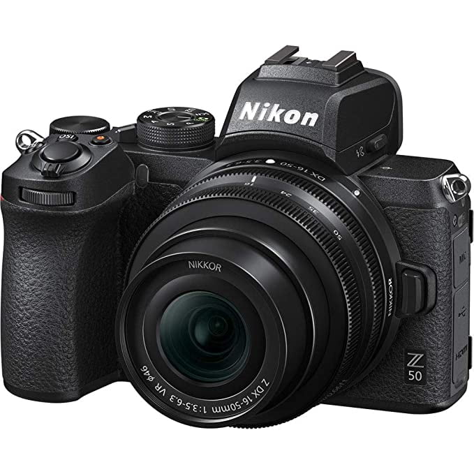 Nikon Z50 Mirrorless Camera with 16-50mm VR Zoom Lens and Accessory Bundle D274