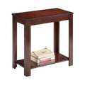 24 in. Traditional Dark Cherry Side End Table D2170