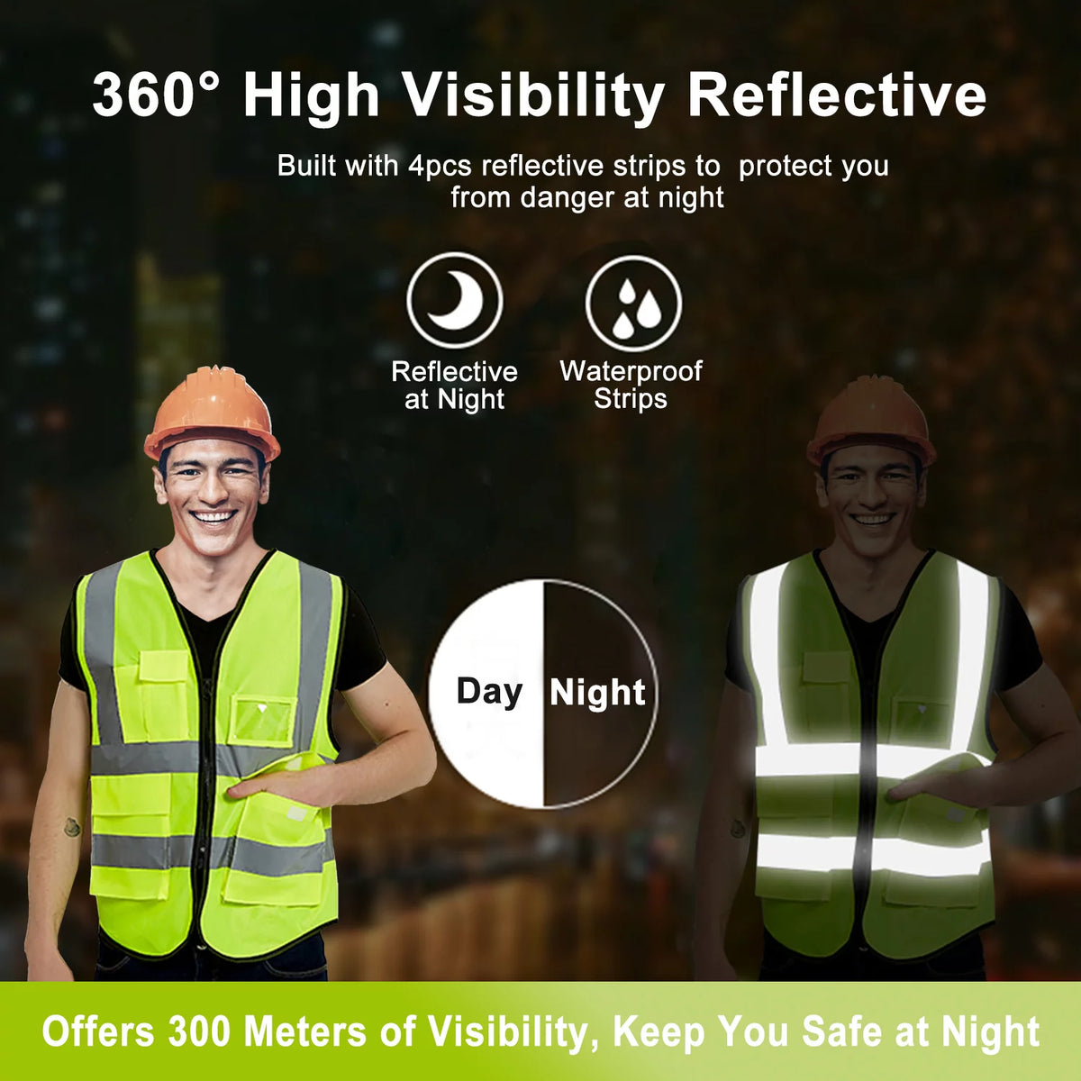Reflective Vest with 6pcs Ice Packs T12869