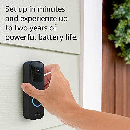 Black Video Doorbell with Sync Module 2 E9135