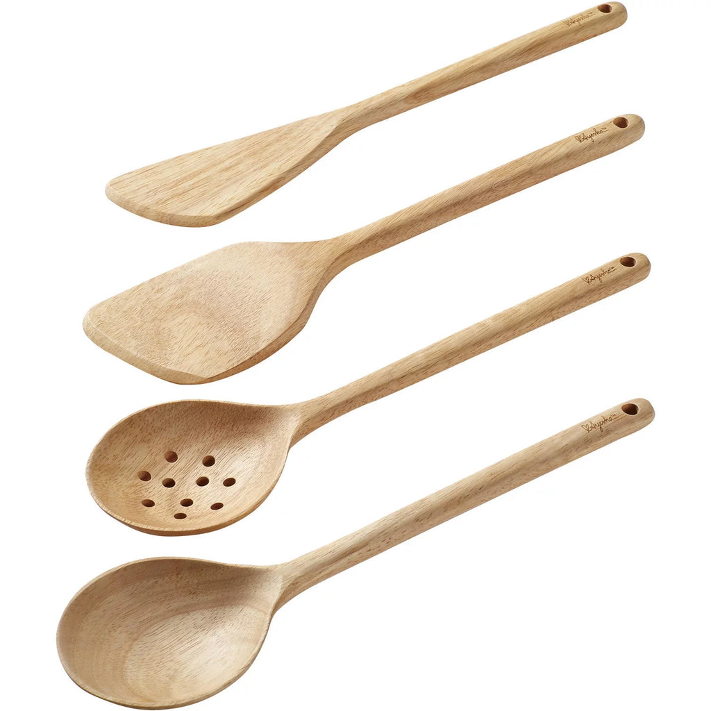 4-Piece Eco Friendly Para wood Cooking Tool Set T29113