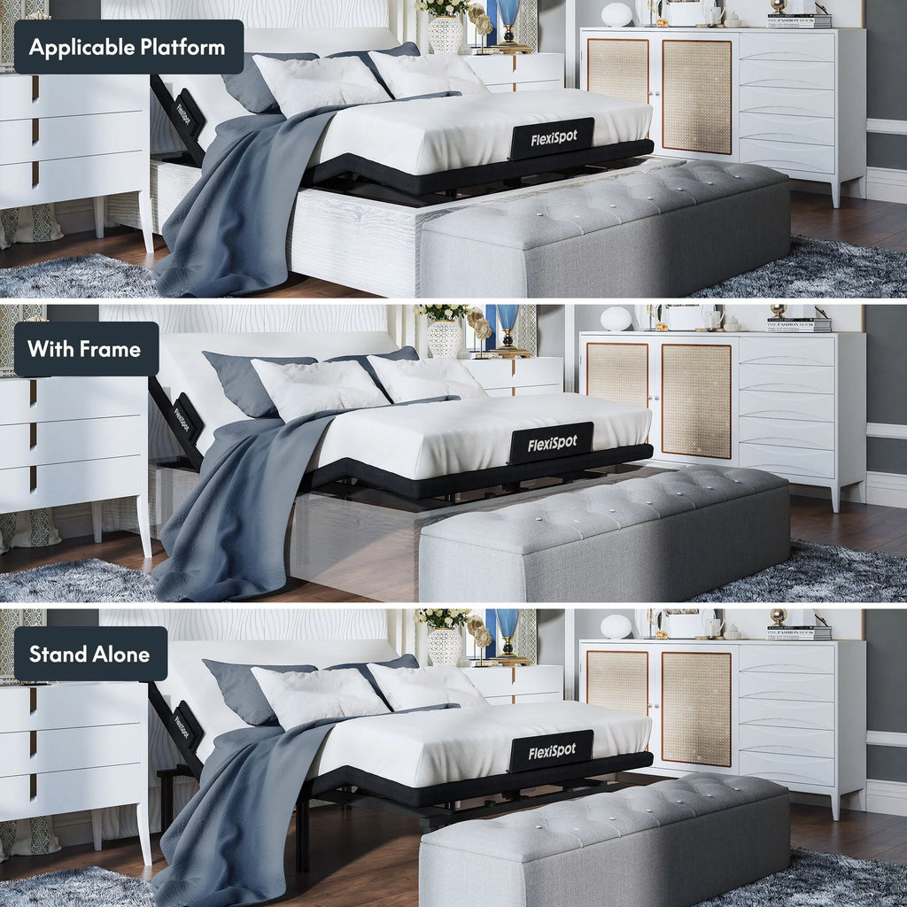 Twin XL Adjustable Bed Frame with Wireless Remote E505538