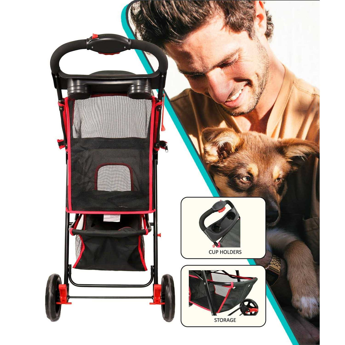 Single Jogger Pet Stroller N544996