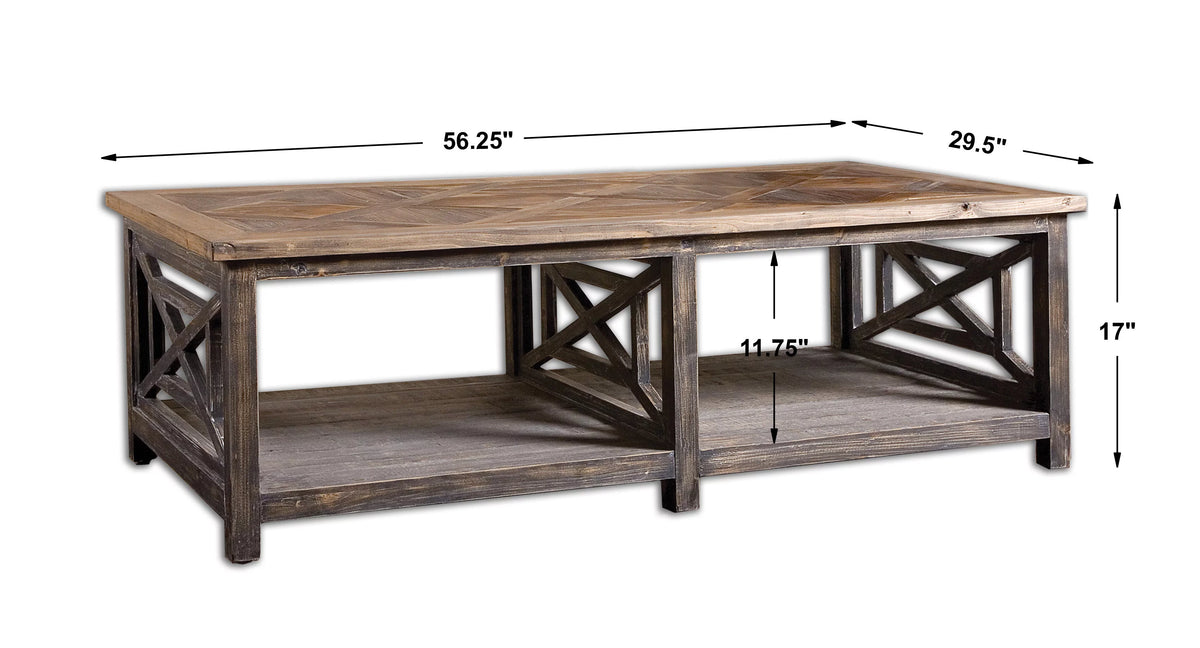 Reclaimed Wood Cocktail Table F8210