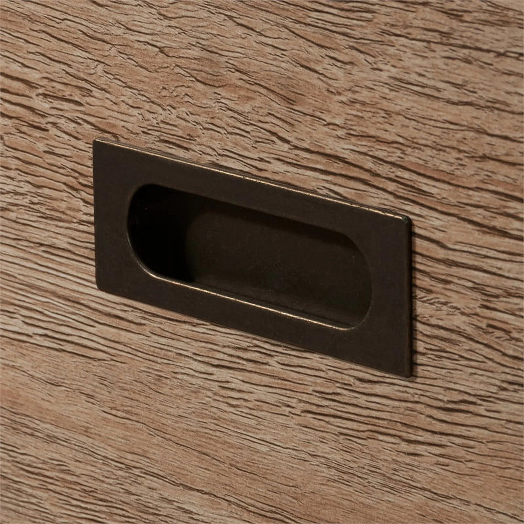 L-Desk in Brushed Oak Finish V3190