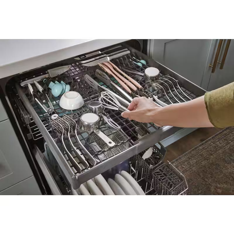 Stainless Steel Built-In Dishwasher with Third Level Rack J165090