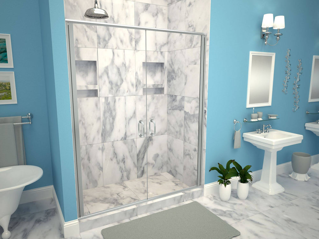 Single Threshold Shower Base with Drain W185935