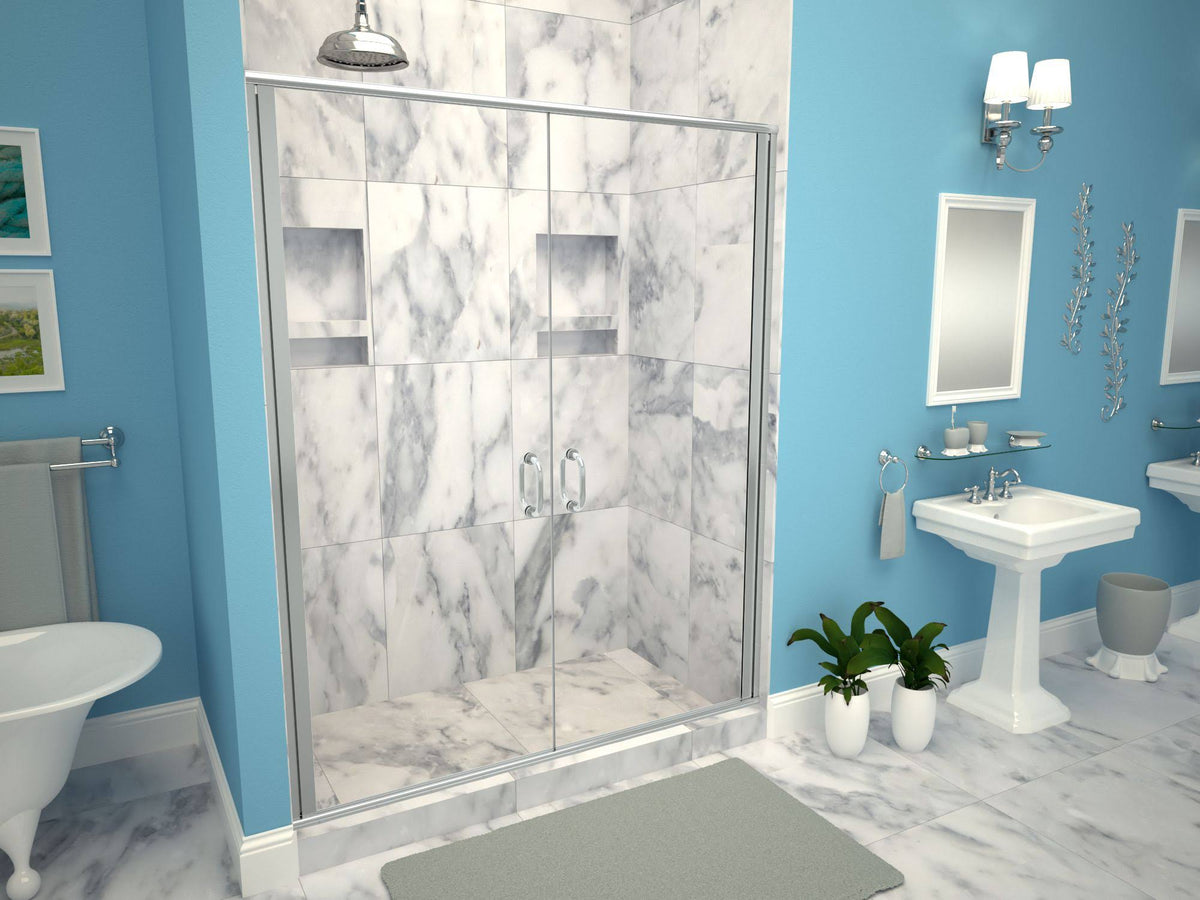 Single Threshold Shower Base with Drain W185935