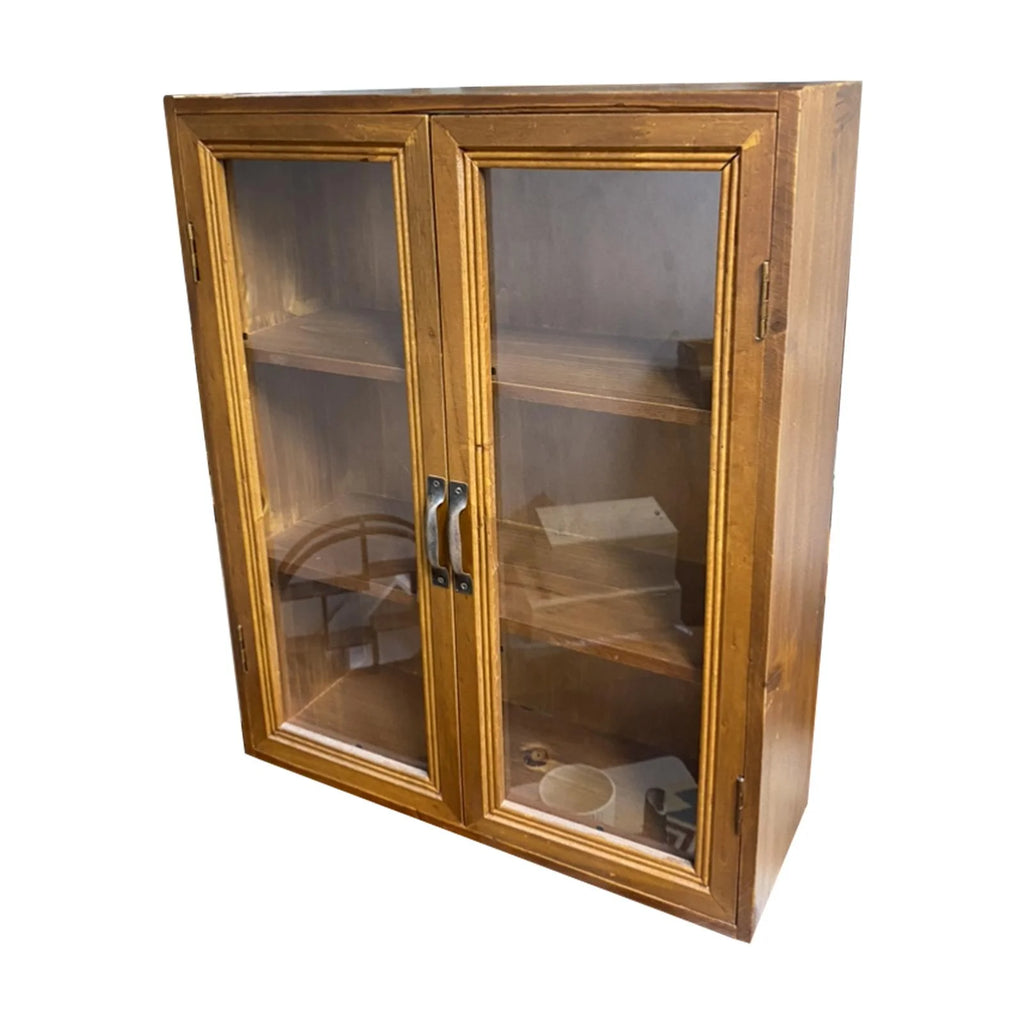 Rustic Storage Cabinet Organizer Shelf D440