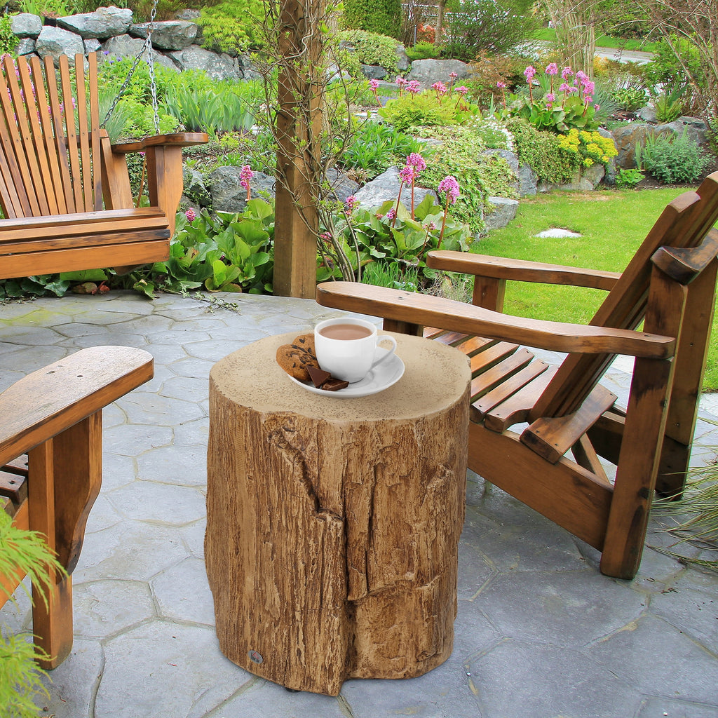 Natural Wood Grain Round Side Table X379948