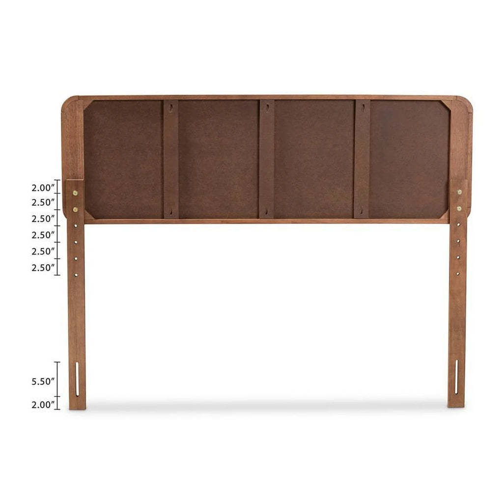Mid-Century Wood Tufted Full Headboard V384