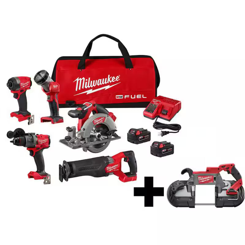 18-Volt Lithium-Ion Brushless Cordless Combo Kit (5-Tool) Z654963