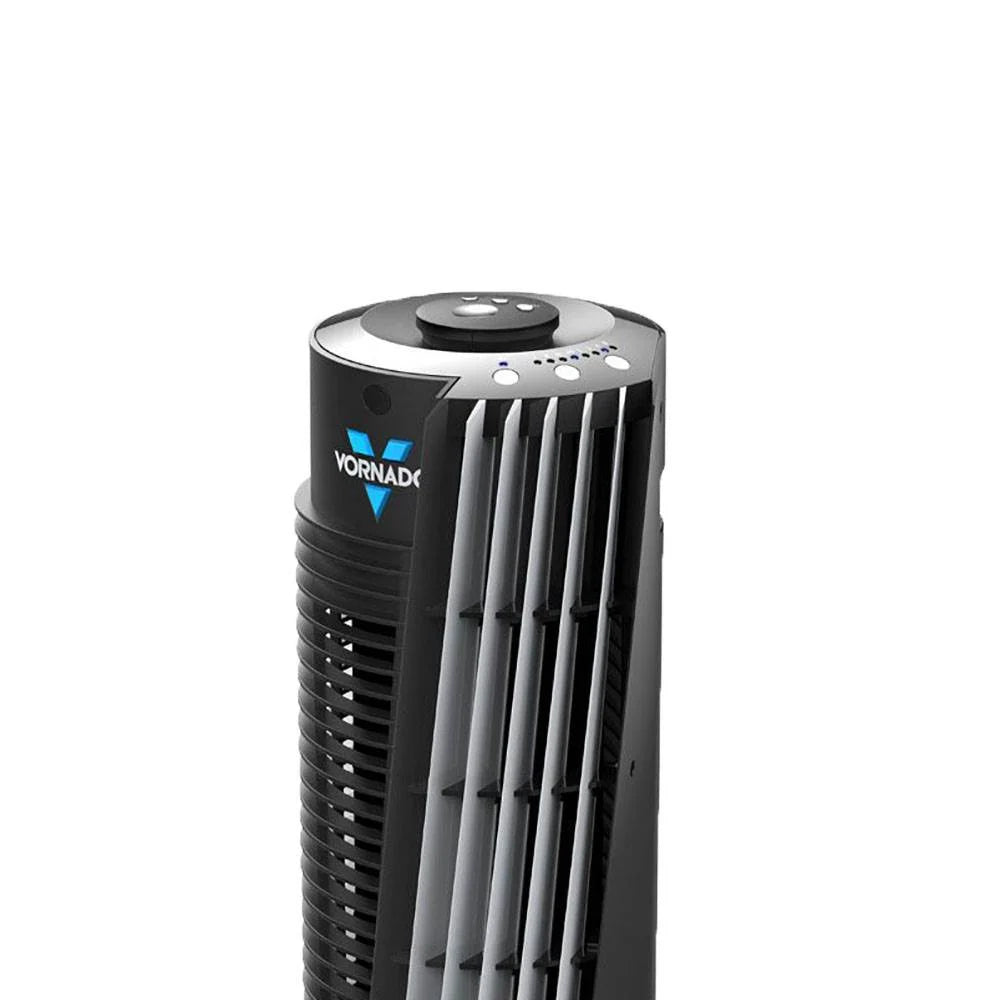 32 Inch 4 Speed Electric Tower Fan, Black E513