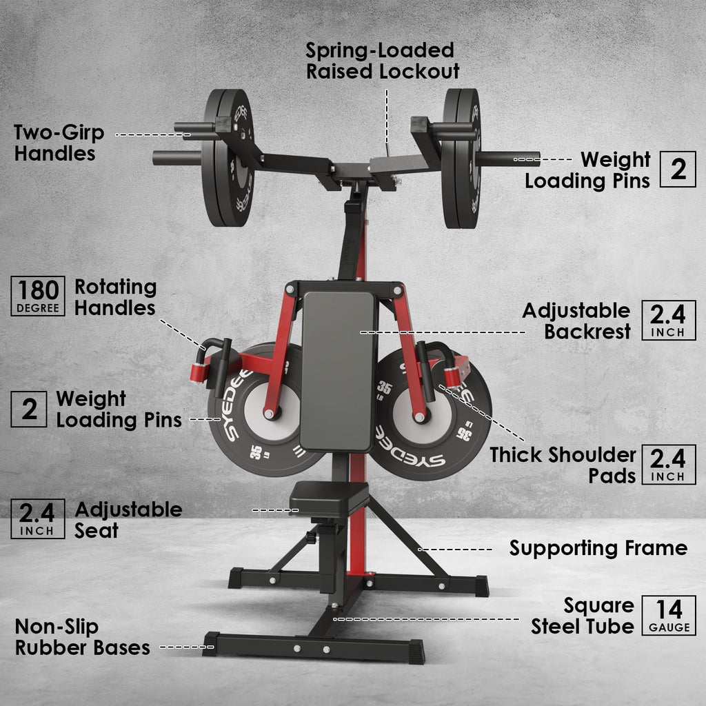 Plate Loaded Shoulder Press Machine with Adjustable Seat and Backrest B719