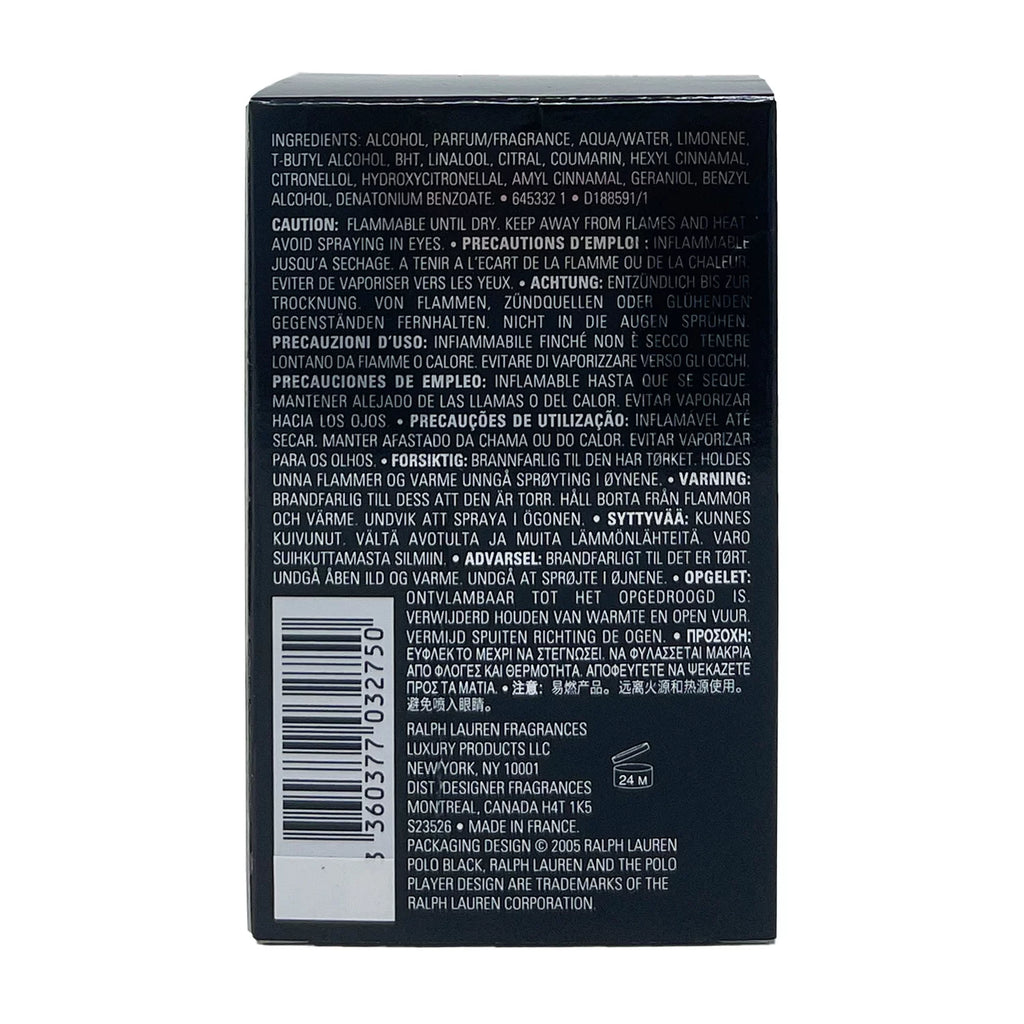 Black Eau De Toilette Spray 2.5 oz J2668